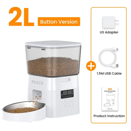 Automatic Smart Control Pet Feeder for Cats Dog Dry Food