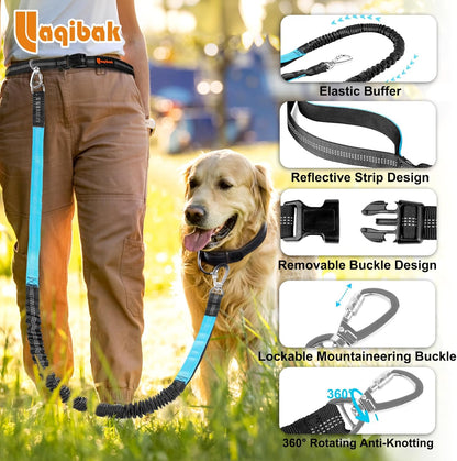 Hands Free Dog Leash, Adjustable Waist Leash for Dog