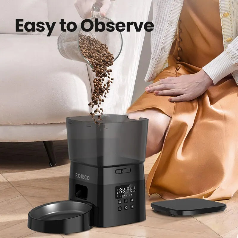 Automatic Smart Control Pet Feeder for Cats Dog Dry Food