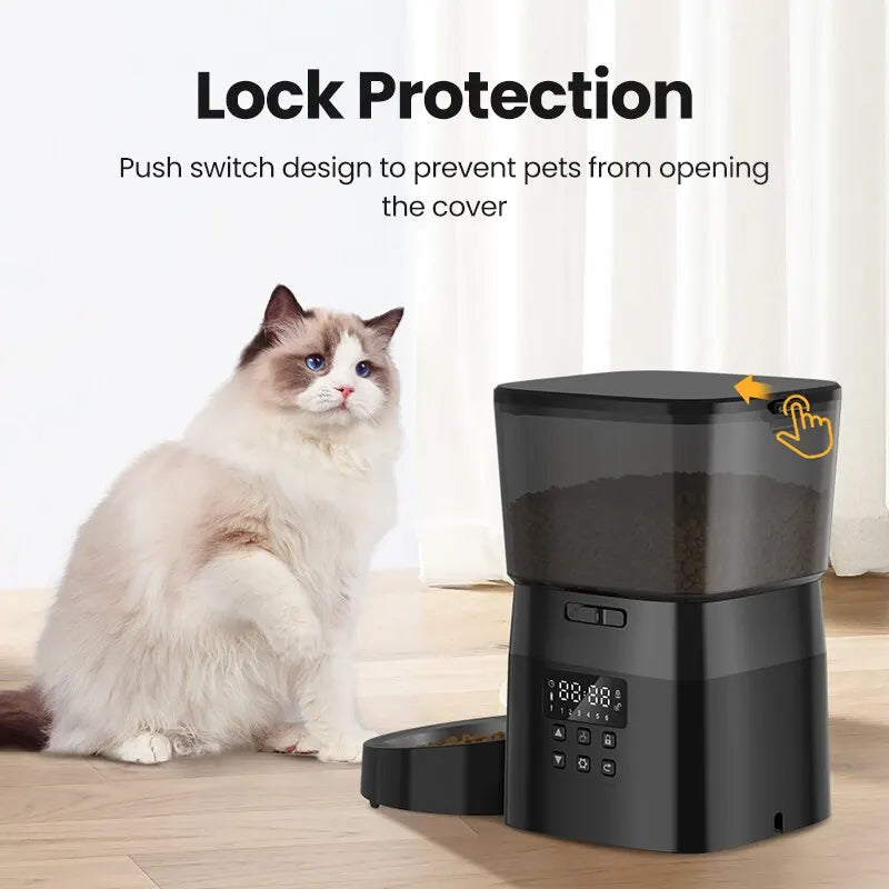 Automatic Smart Control Pet Feeder for Cats Dog Dry Food