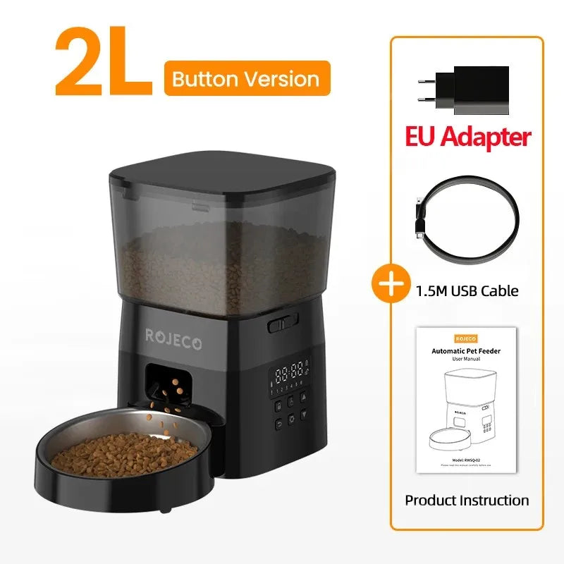 Automatic Smart Control Pet Feeder for Cats Dog Dry Food