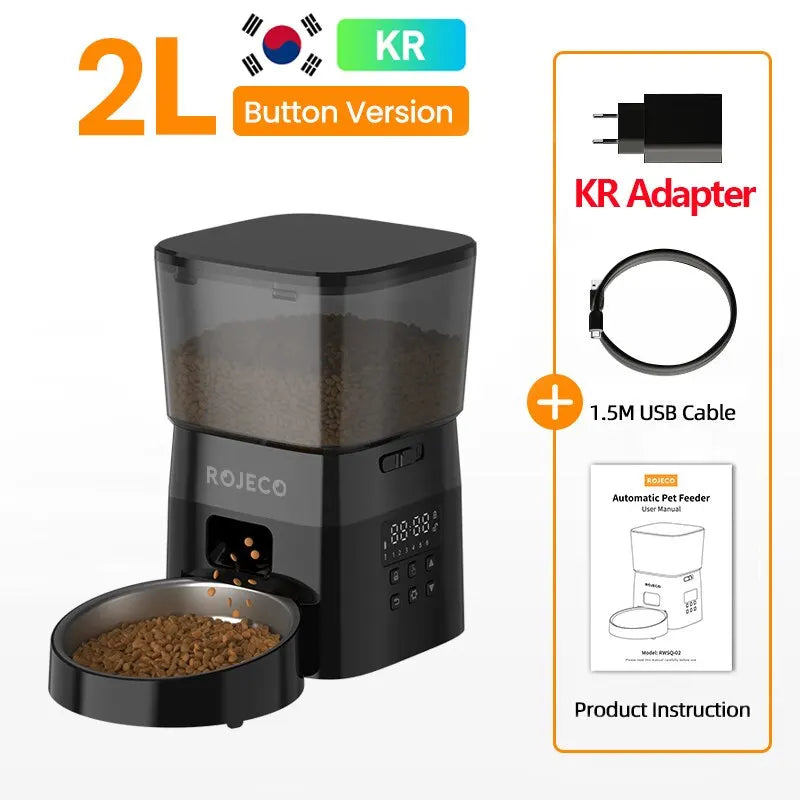 Automatic Smart Control Pet Feeder for Cats Dog Dry Food