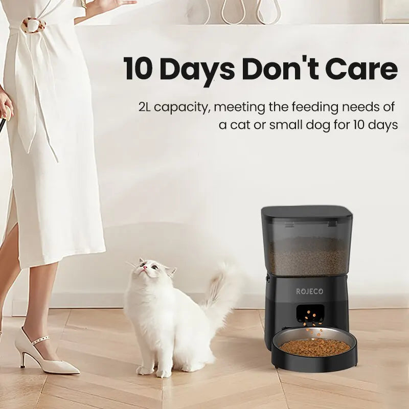 Automatic Smart Control Pet Feeder for Cats Dog Dry Food