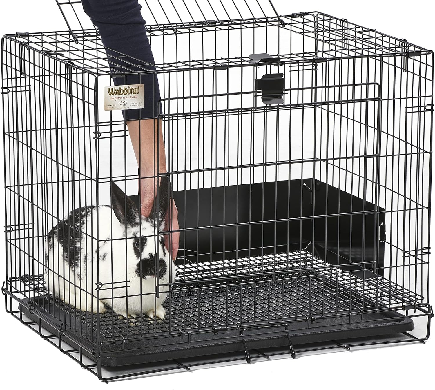 Wabbitat Folding Rabbit Cage